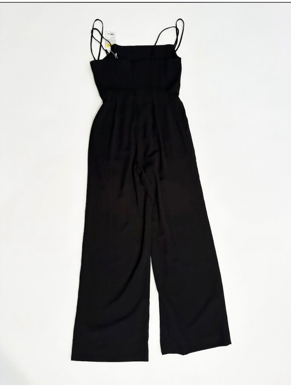 NWT Antonio Melani Black "Jane Cowl" Wide-Leg Jumpsuit - Size 6